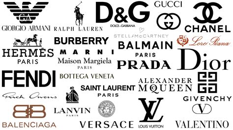 list of designer brands.